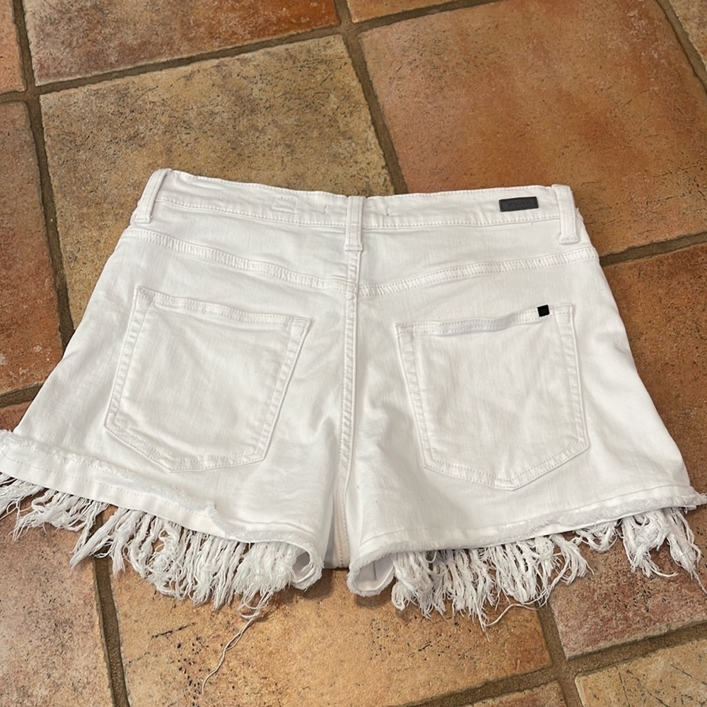 SP BLACK WESTERN FRINGE CUT OFF SHORTS - Picture 3 of 3